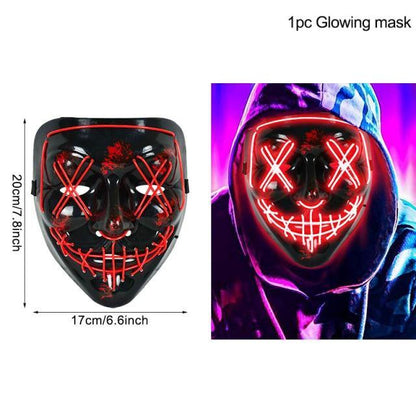 LED Halloween Mask