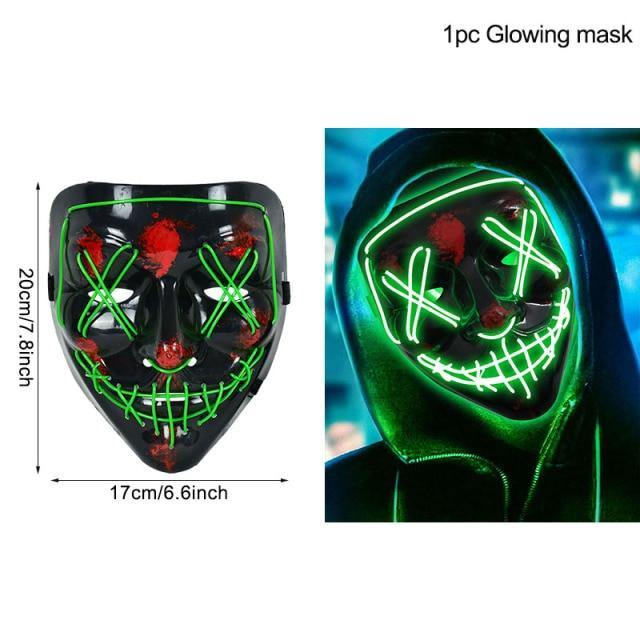 LED Halloween Mask