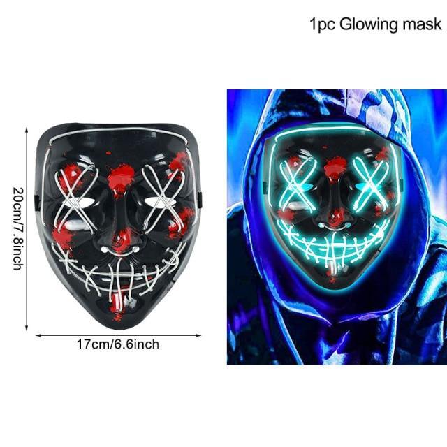 LED Halloween Mask