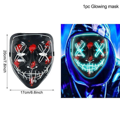 LED Halloween Mask