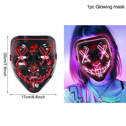 LED Halloween Mask