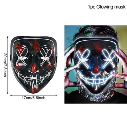 LED Halloween Mask