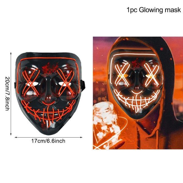 LED Halloween Mask