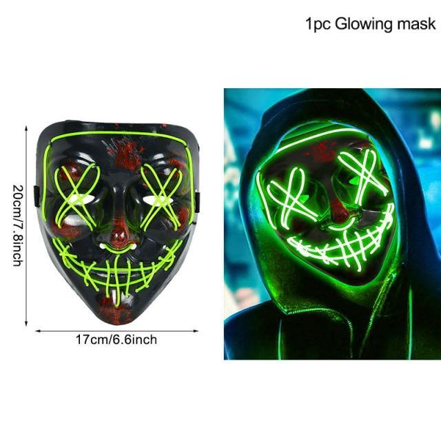 LED Halloween Mask