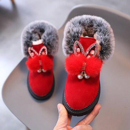 Winter Warm Snow Boots for Children Casual Shoes Girls